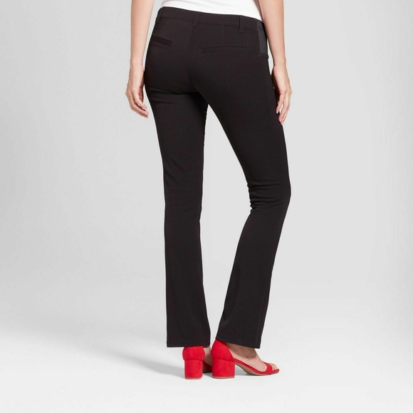 COPY - Isabel Maternity Inset Panel Bootcut Trousers size 10 maternity pants Bl… - Picture 2 of 4